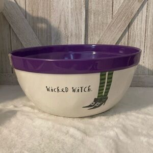 Rae Dunn Wicked Witch Halloween Melamine Large Bowl